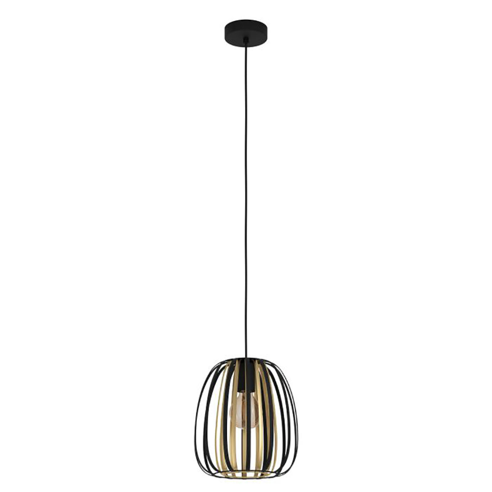 Buy Pendant Lights Australia Encinitos Pendant Light BlacK / Gold - 99665N