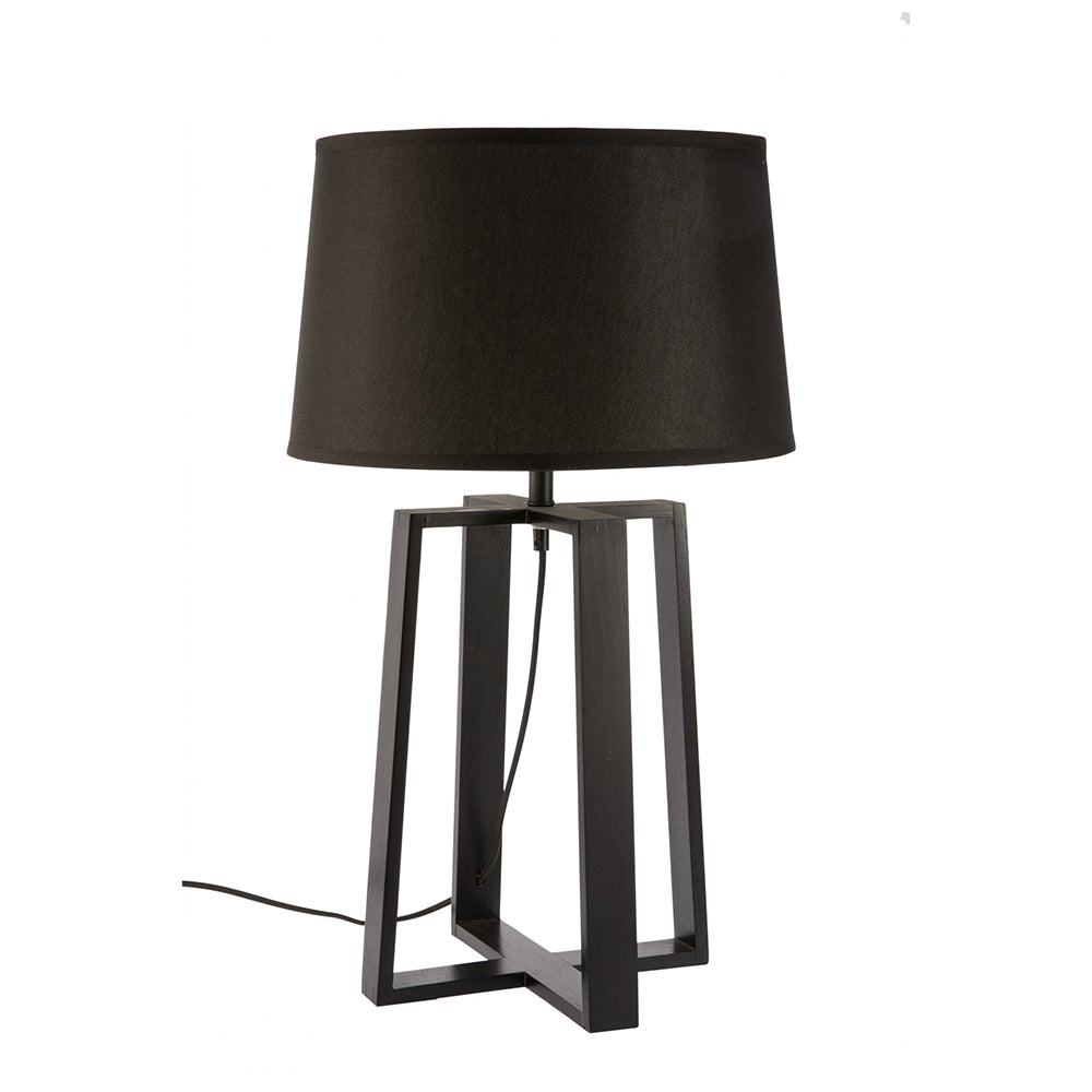 Fiorentino Lighting - SWEDEN 1 Light Table Lamp Black