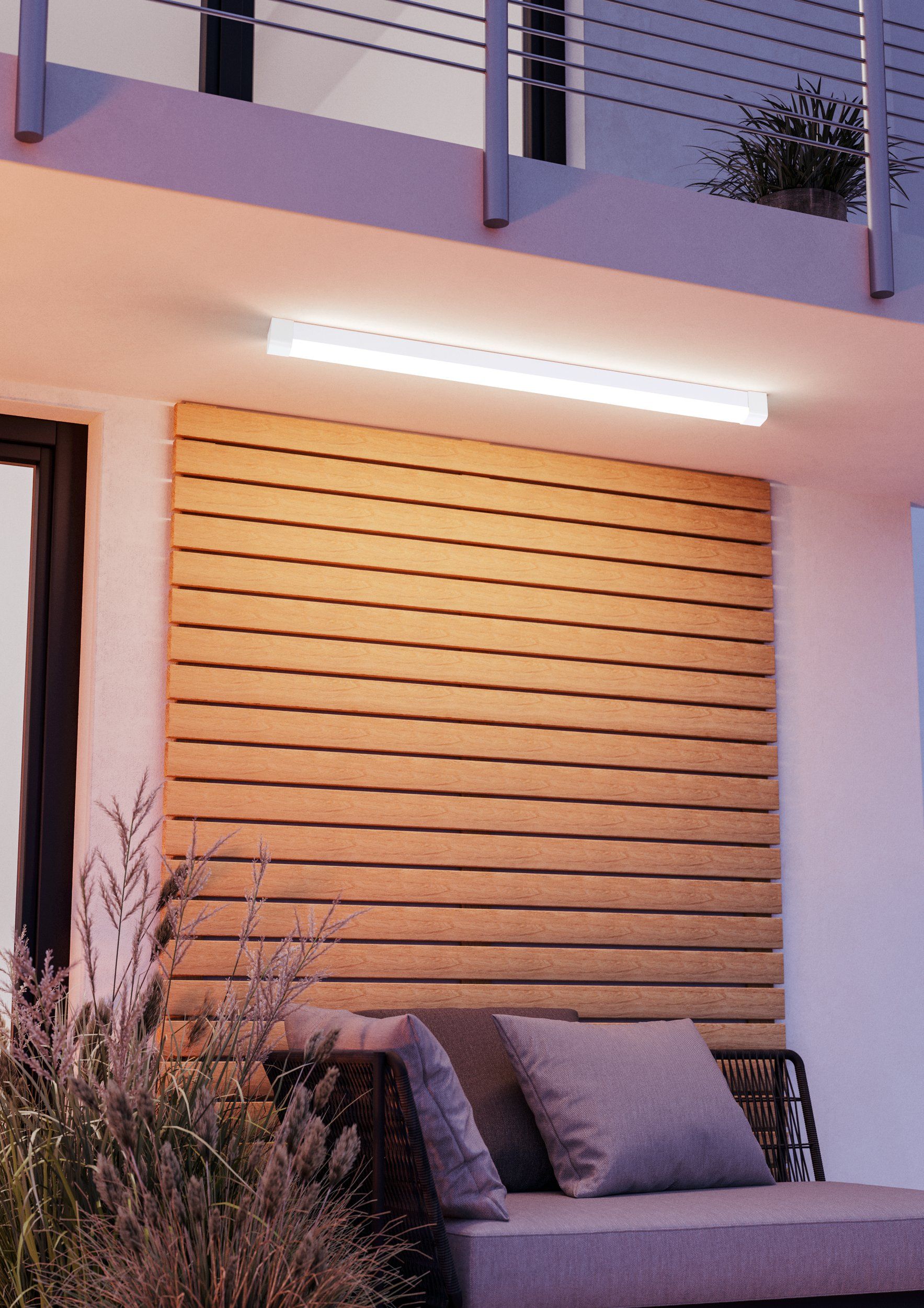 Rex 1200mm LED Batten Light 40W Tri Colour White - 206412