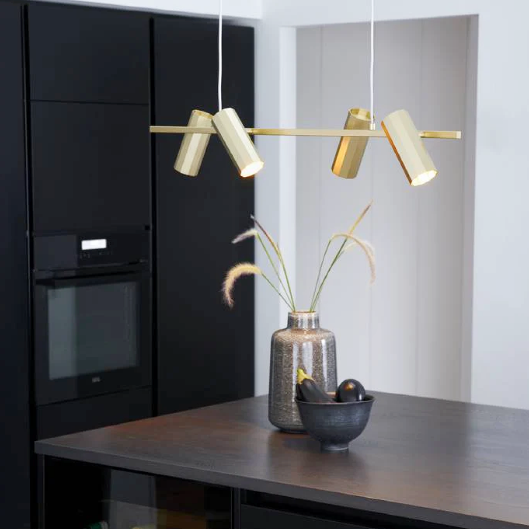 Alanis 4 Light Pendant Brass - 2213423035