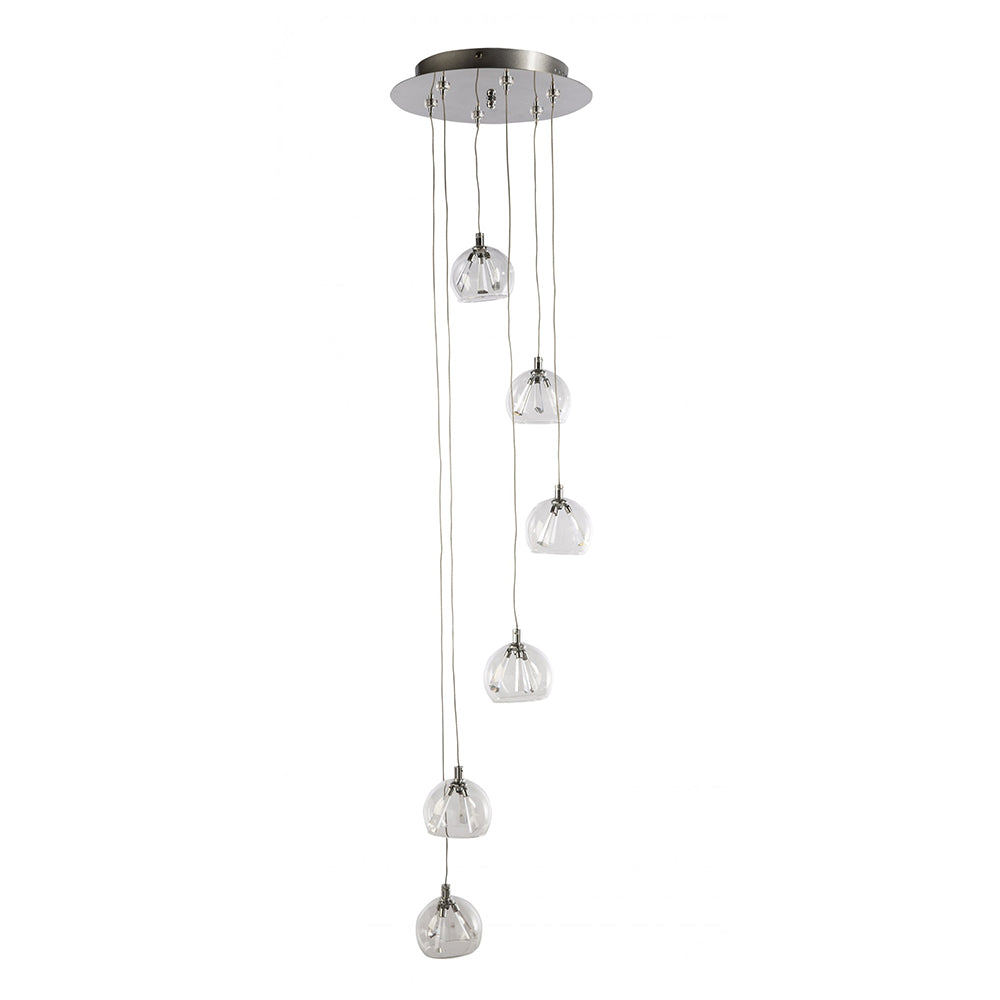 Buy Pendant Lights Australia Fiorentino Lighting - CHAMPAGNE 6 Light Pendant Round