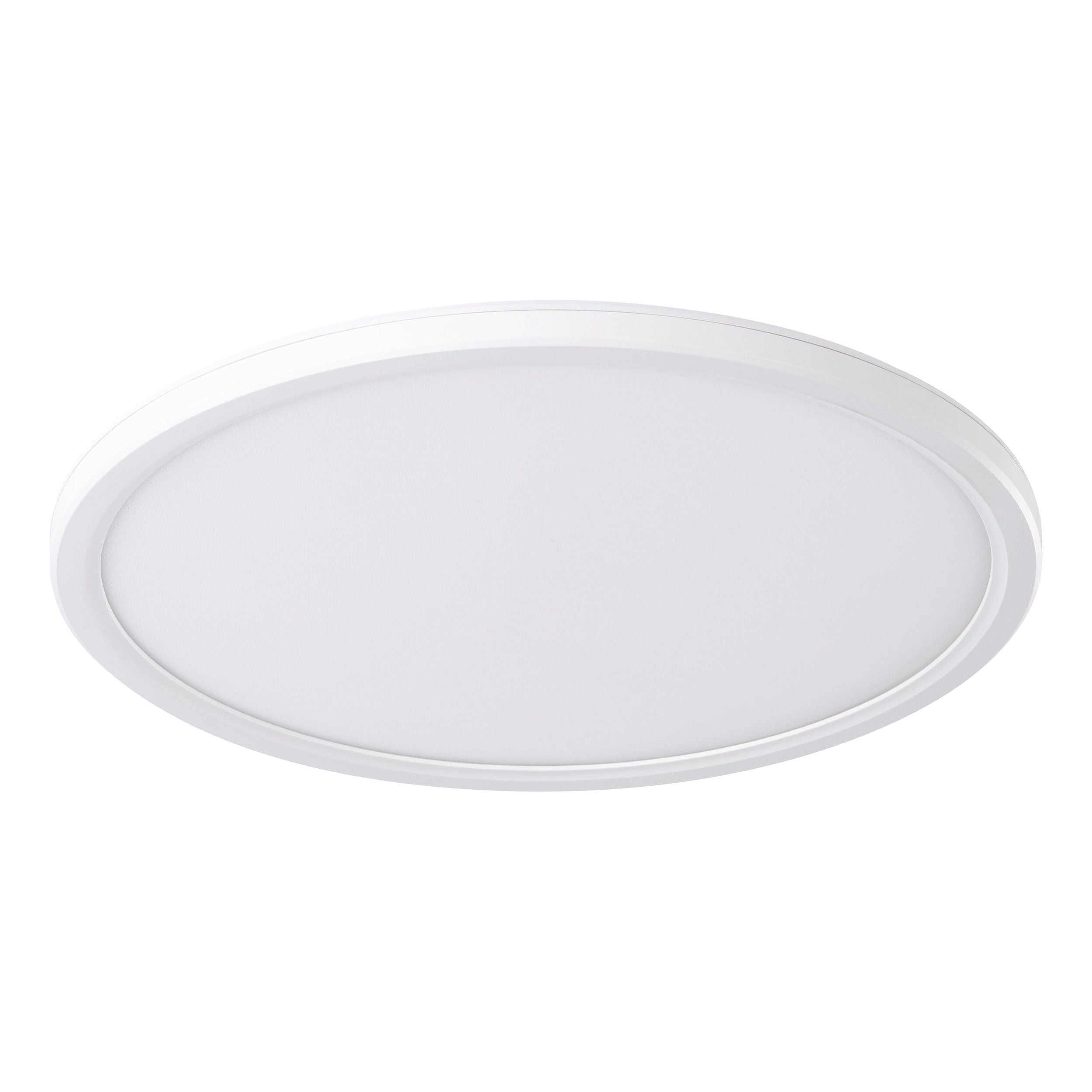 Romeo 290mm Dimmable LED Oyster Light White 21W TRI Colour - 206347