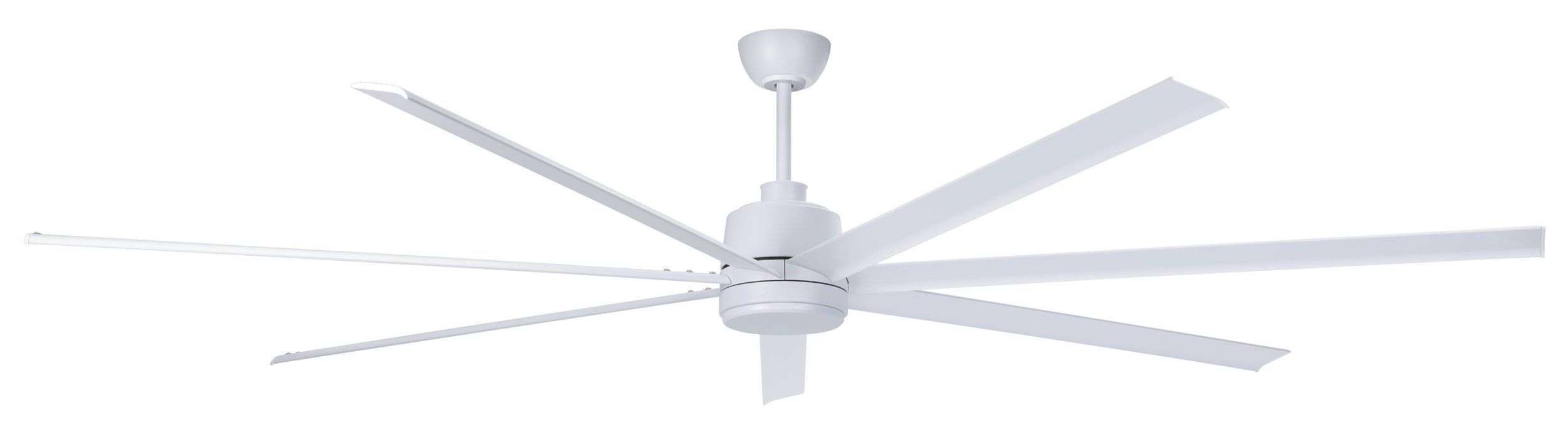 Tourbillion Pro DC Ceiling Fan 100" White Blade With Remote - 20785801