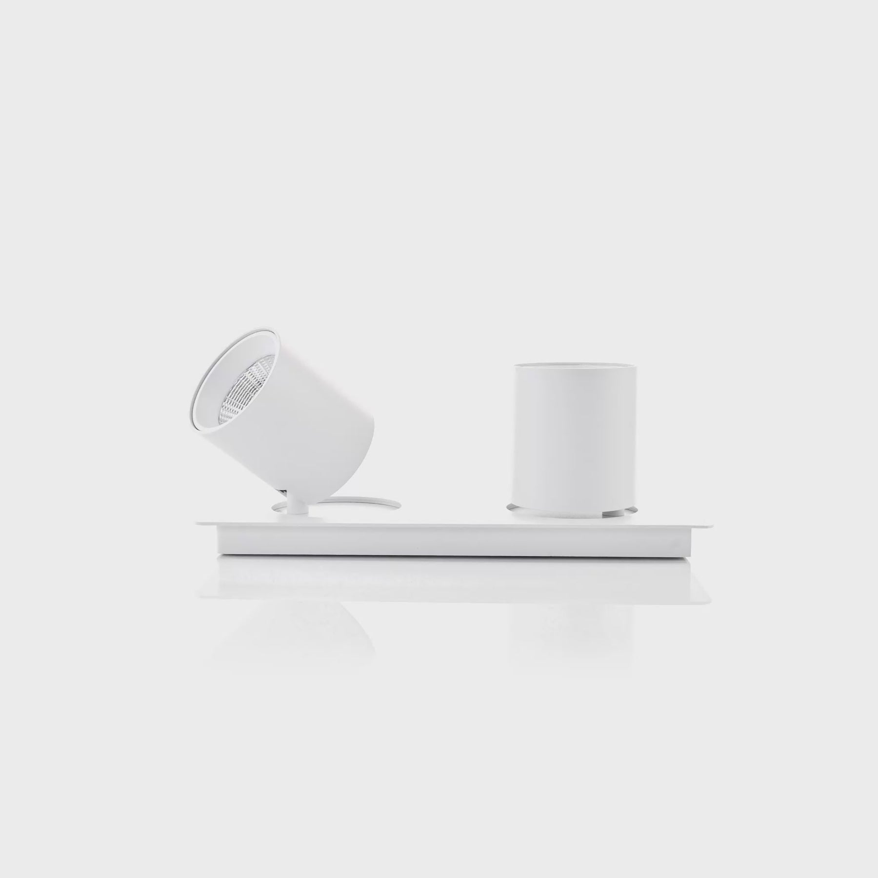 Sbarra LED Double Adjustable Spotlight 8W Tri Colour White - HV4003T-2-WHT