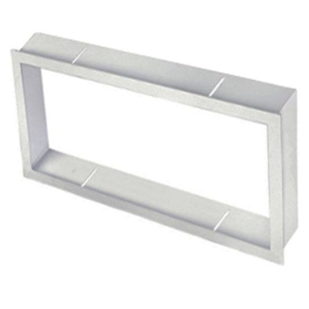 Surface Panel Frame 600mm x 300mm White Steel - FRAME-PANEL SUR-MOUNT 600*300