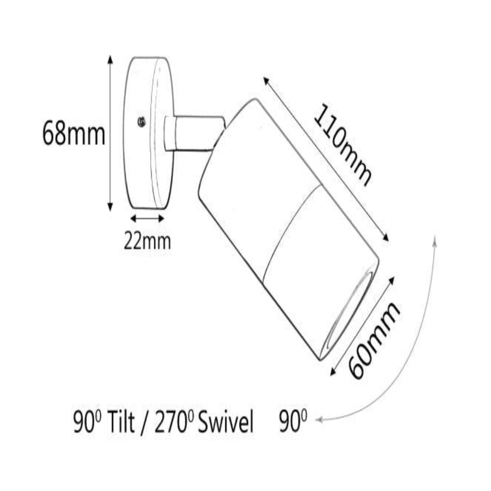 Buy Exterior Spotlights Australia Exterior Spotlight 316 Stainless Steel - 2131