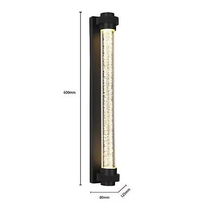 Everglow Outdoor 600mm LED Wall Light Tri Colour - ST11506-600-BK16WIP65