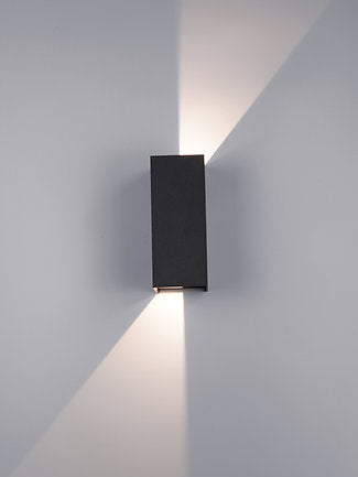 Up & Down Exterior LED Wall Light Black - WL13097BK