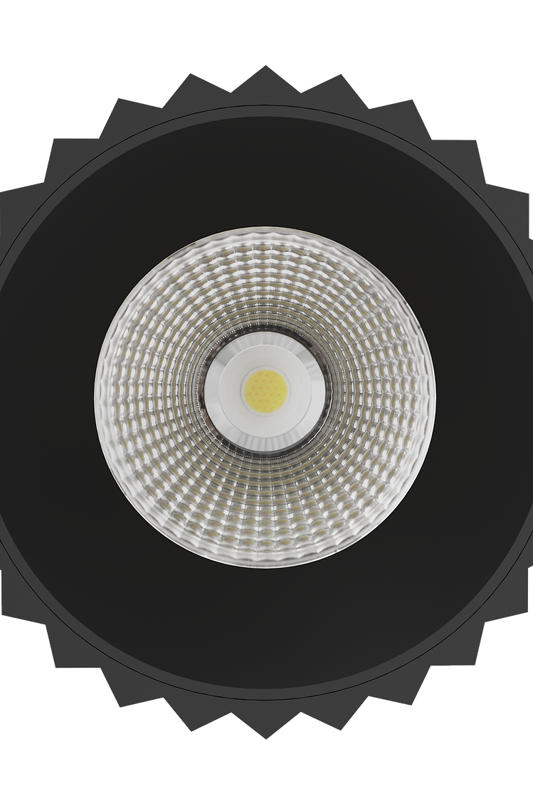 Exterior 190mm LED Surface Mounted Downlight Black - DL9019-MB5CTP152025C02