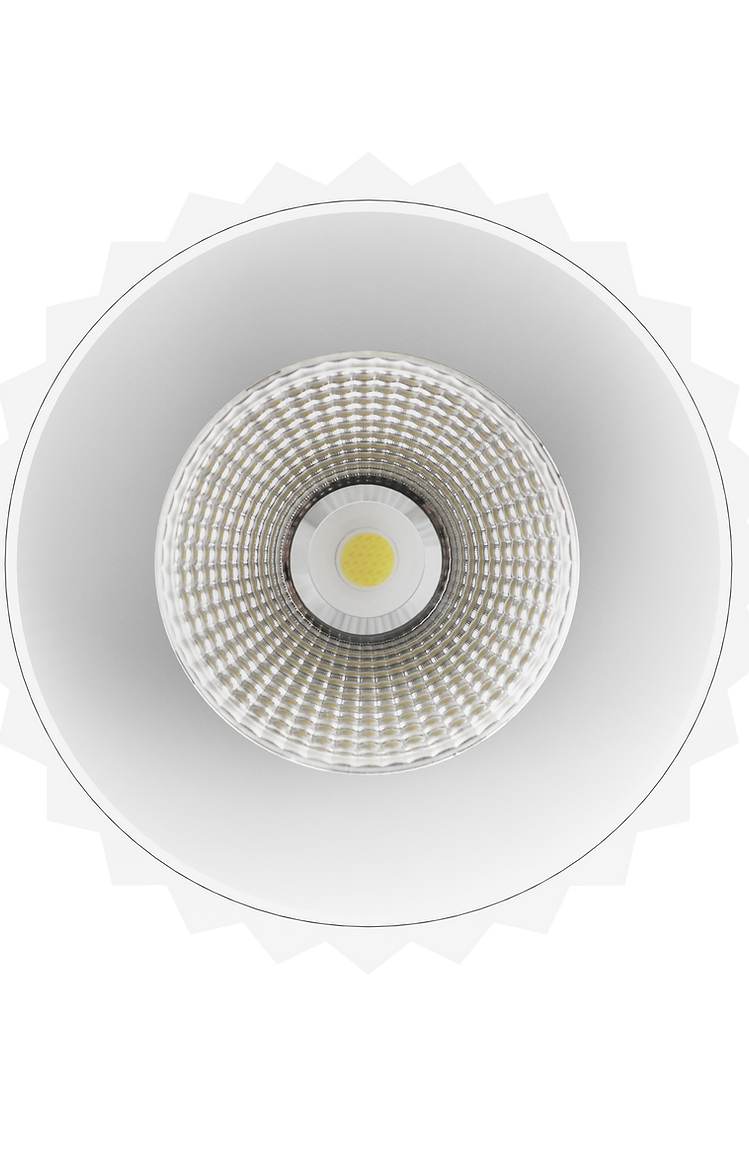 Exterior 190mm LED Surface Mounted Downlight White - DL9019-MW5CTP152025C02
