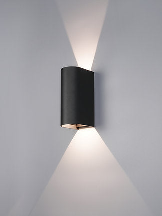 Up & Down Exterior LED Wall Light Black - WL13098BK