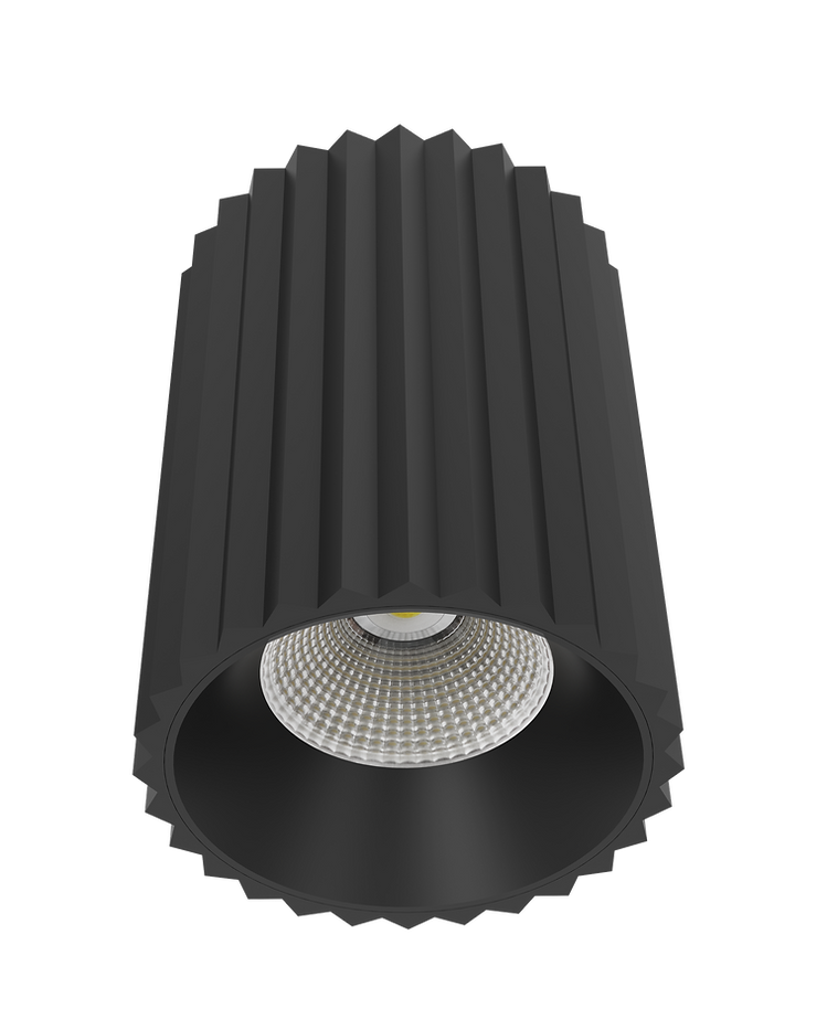 Exterior 180mm LED Surface Mounted Downlight Black - DL13618-MB5CTP253036C02