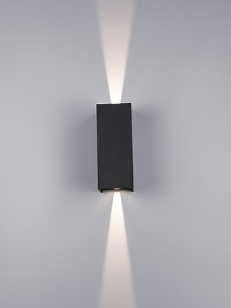 Up & Down Exterior LED Wall Light Black - WL13097BK