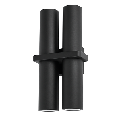 Fixed Up & Down Wall Spot Light Matt Black - 21192-BK