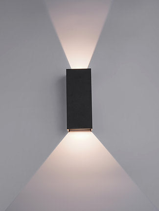 Up & Down Exterior LED Wall Light Black - WL13097BK