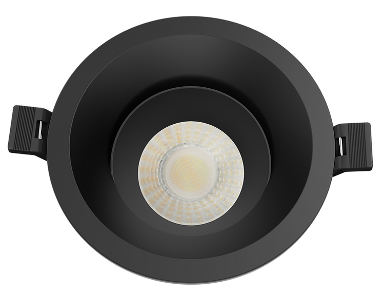 Recessed LED Downlight 10W 5CCT Black - DLG9414-BK5C10S03
