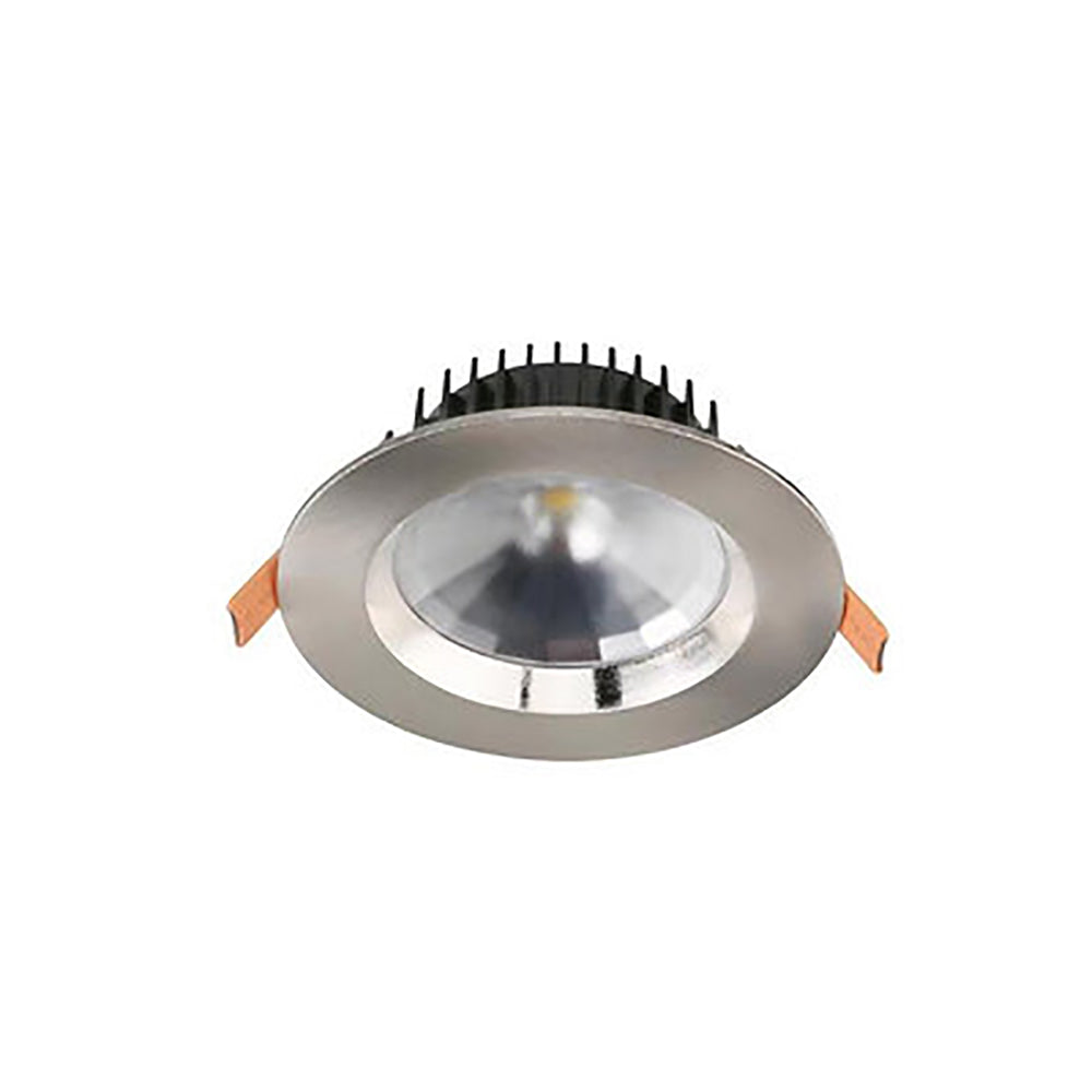 Buy Recessed Downlights Australia Recessed LED Downlight W125mm 15W Satin Chrome 5 CCT - DL1584/SCH/TC