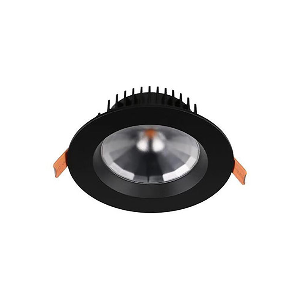 Buy Recessed Downlights Australia Recessed LED Downlight W125mm 15W Black 5 CCT - DL1584/BK/TC