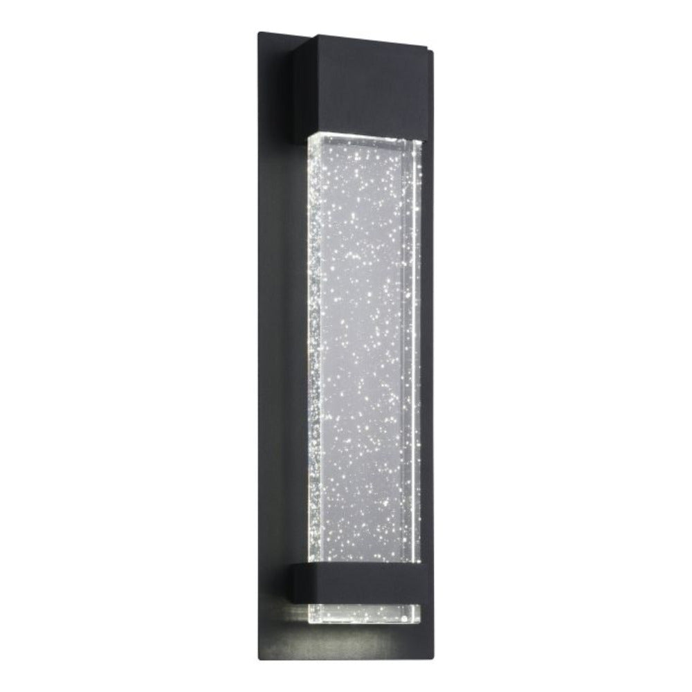 Buy Exterior Wall Lights Australia VILLAGRAZIA Exterior Wall Light H300mm Black Aluminium 3CCT - 205921