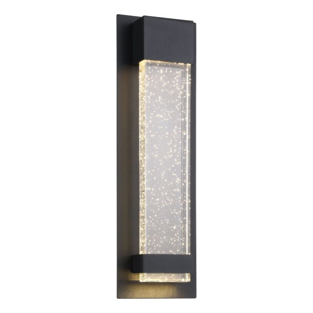 Buy Exterior Wall Lights Australia VILLAGRAZIA Exterior Wall Light H400mm Black Aluminium 3CCT - 205922