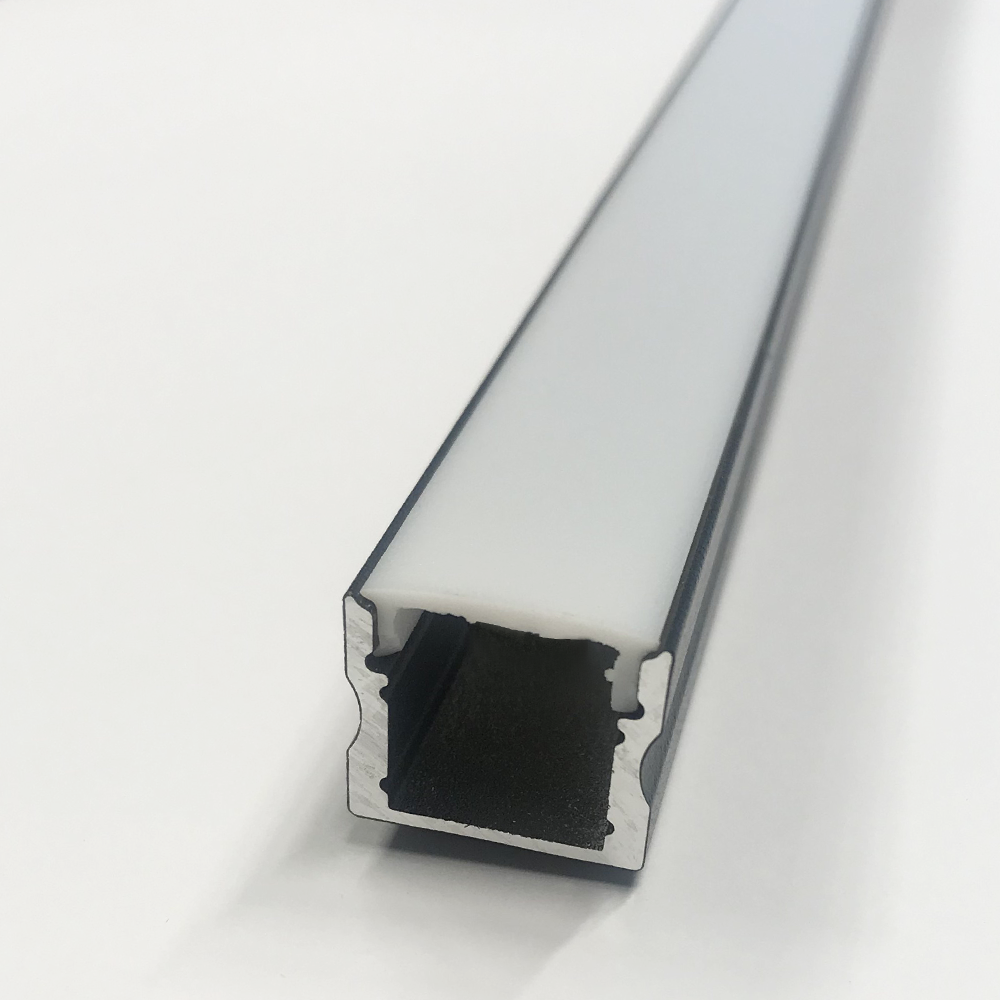 Strip Light Profile L2000mm H15.3mm Opal Aluminum - VB-ALP004-R-2M-WH