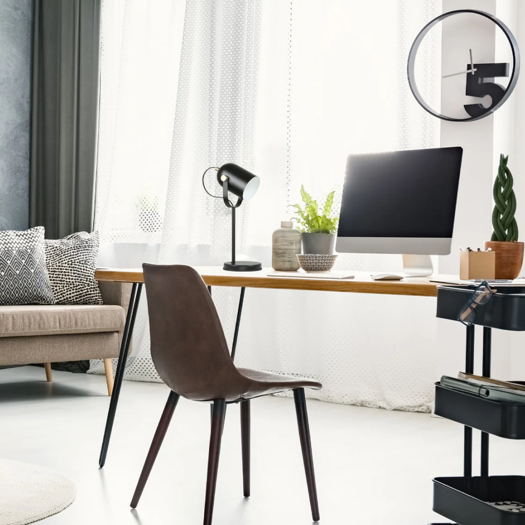 Tazza Table Lamp Black Base With Matte Black Shade - TAZZA-T1