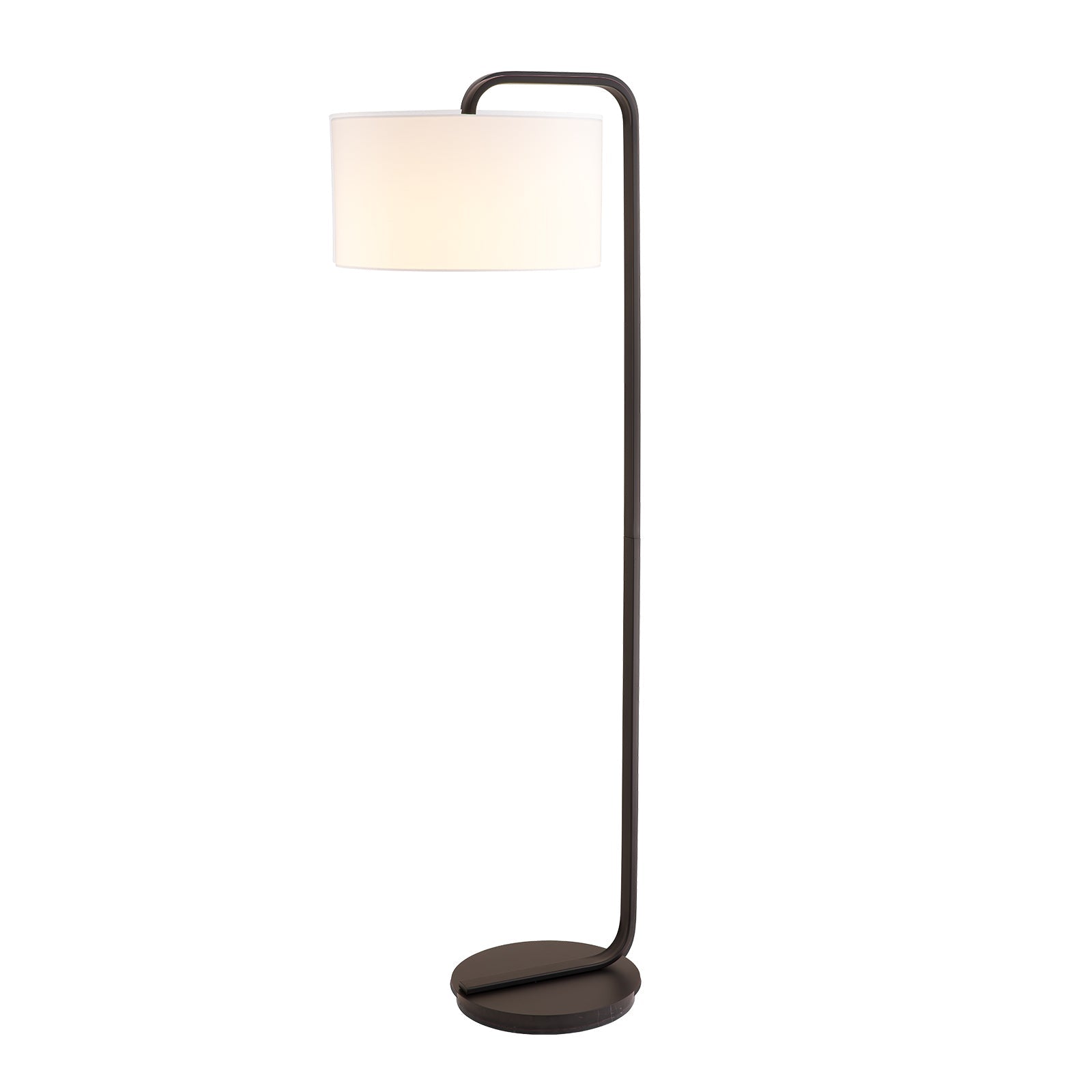 Cordell Floor Lamp Black & White  - 1215BLK