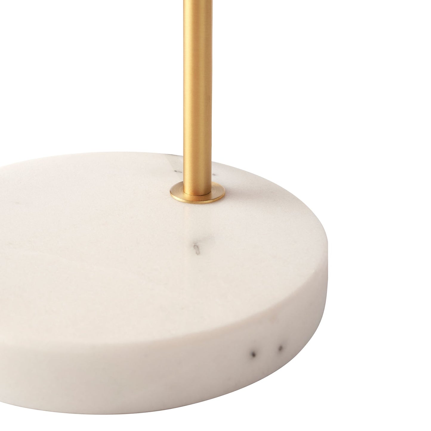 Remi Table Lamp Antique Brass & White - 1276