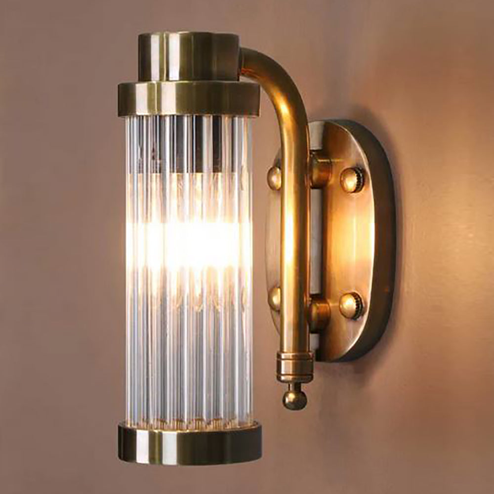 Buy Exterior Wall Lights Australia Dixon Wall Sconce Brass - ELPIM31261AB