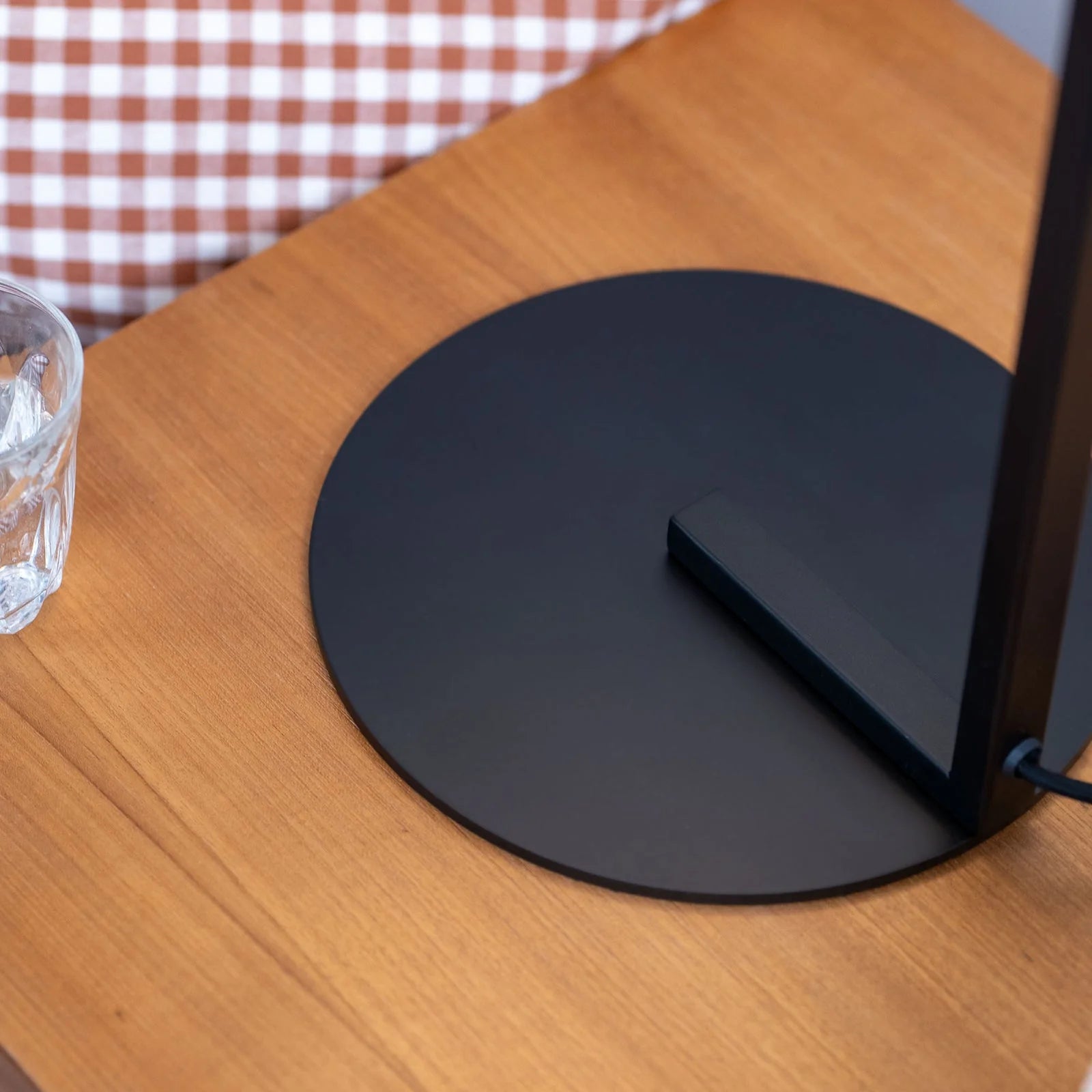 Alessia Table Lamp Satin Black & White - 1354