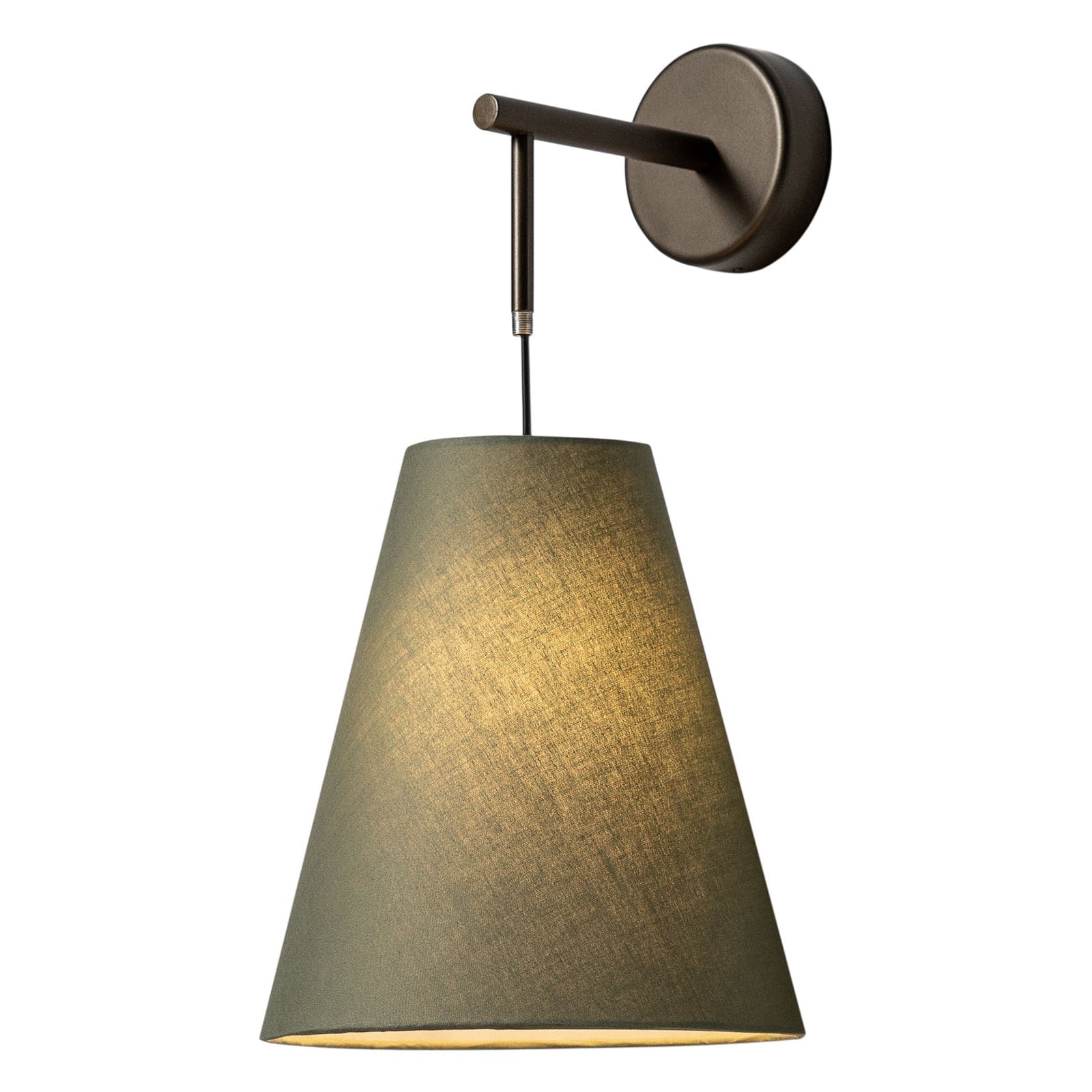 Campa Wall Light Bronze & Bowling Green - 1434