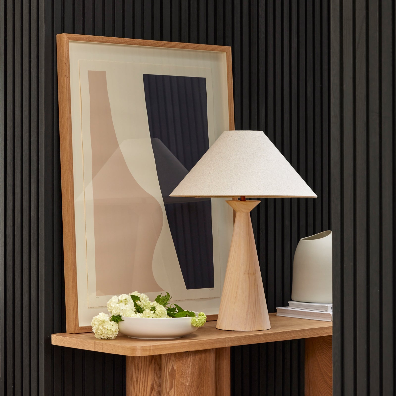 Emba Table Lamp White - 1610WHT