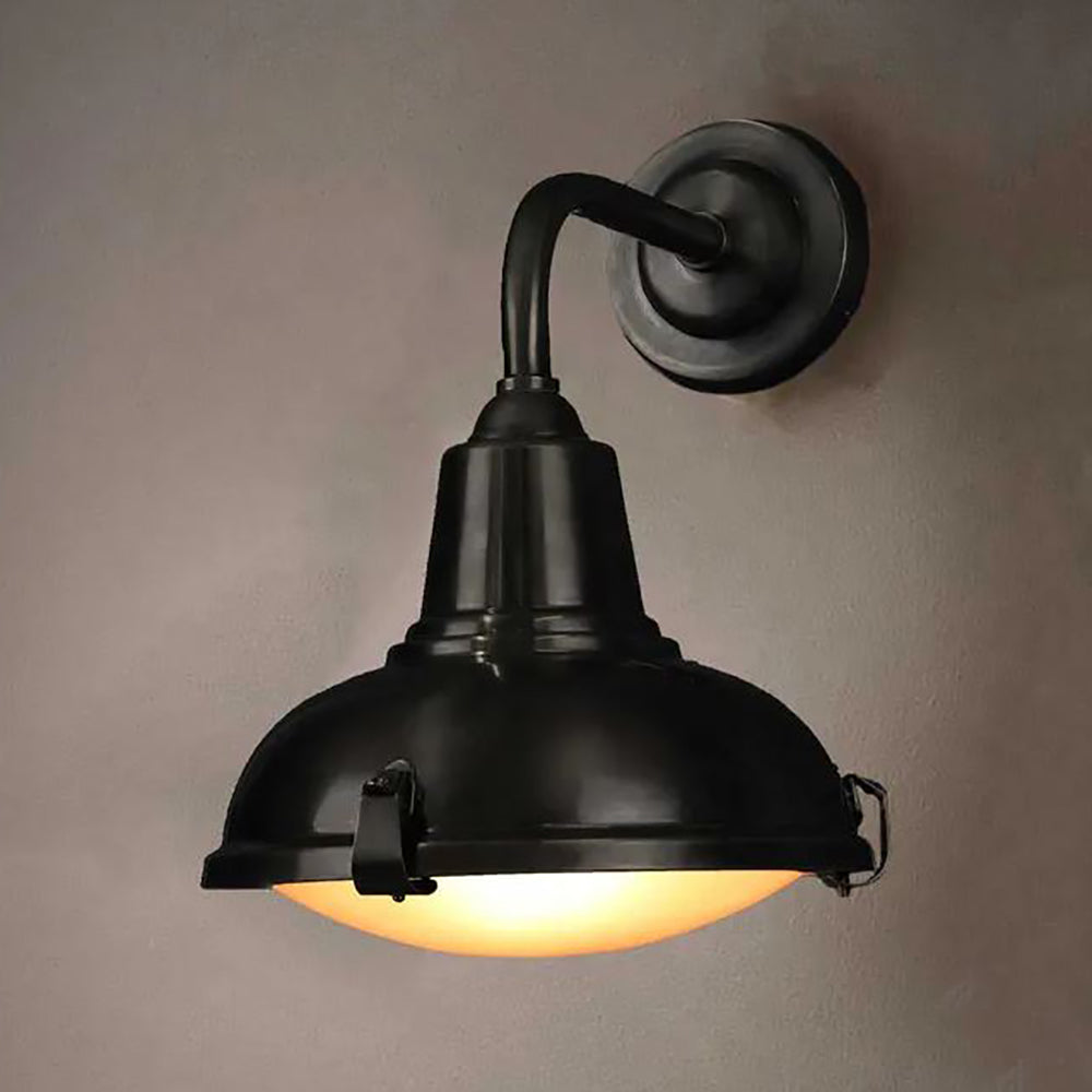 Catalina Exterior Wall Light Black Brass - ELPIM31328BLK