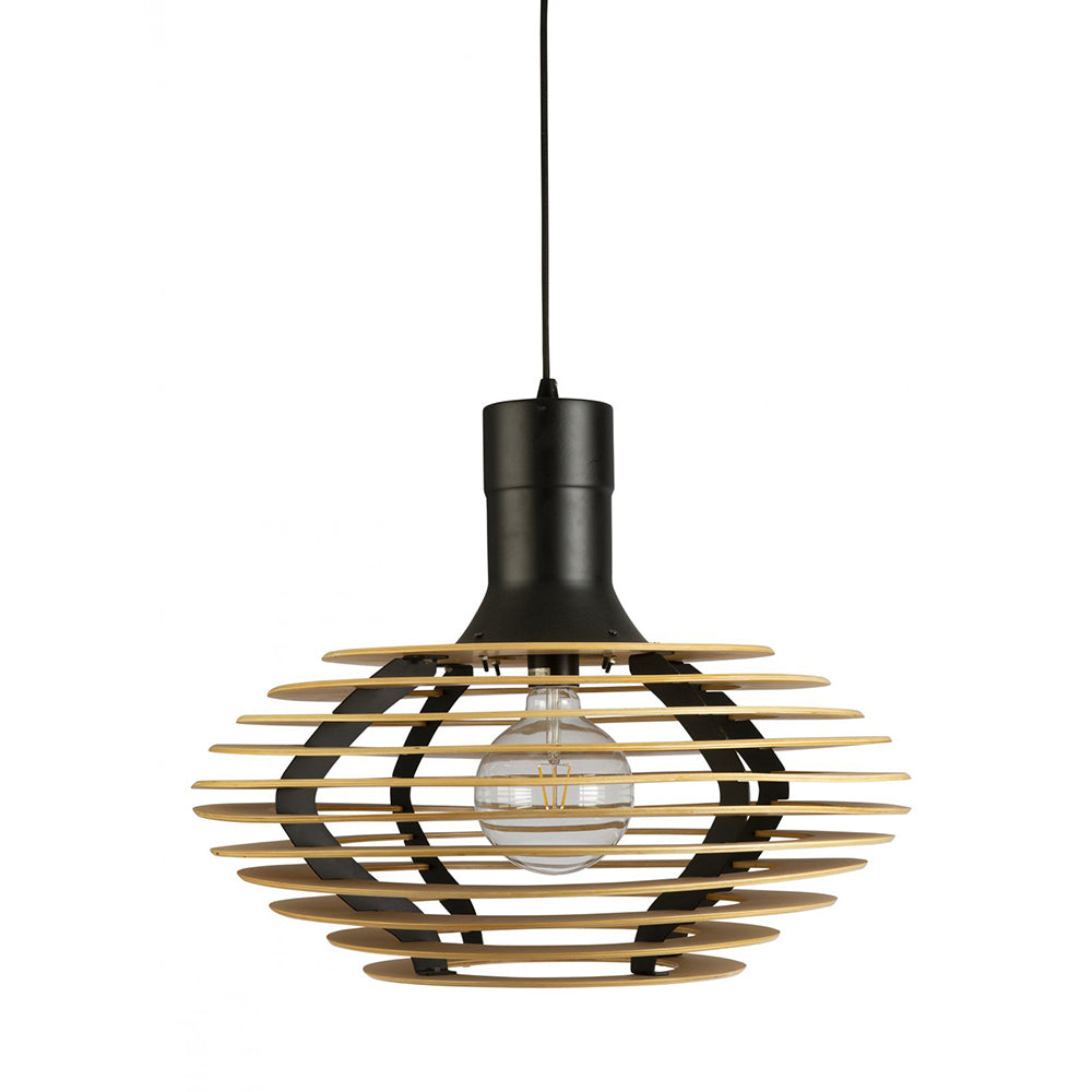 Buy Pendant Lights Australia Fiorentino Lighting - GALACTIC 1 Light Pendant 550mm Wood