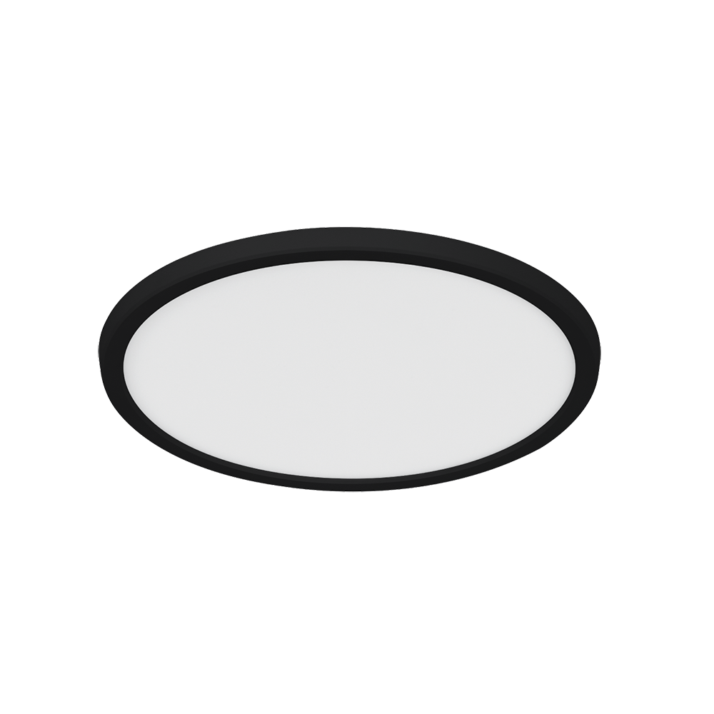 Ultrathin LED Oyster Light W294mm Black Polycarbonate 3CCT - 181005BK