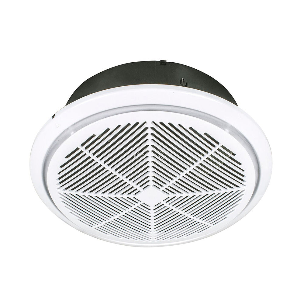 Whisper Small Exhaust Fan With Draft Stopper White - 18203/05