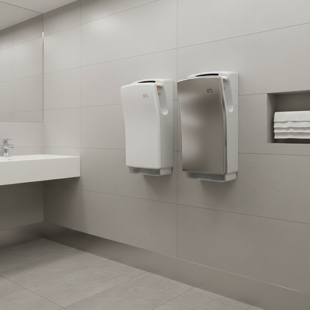 Rapid Jet Blade Hand Dryer White Brushless Dc Mtr FANRAPJET-W