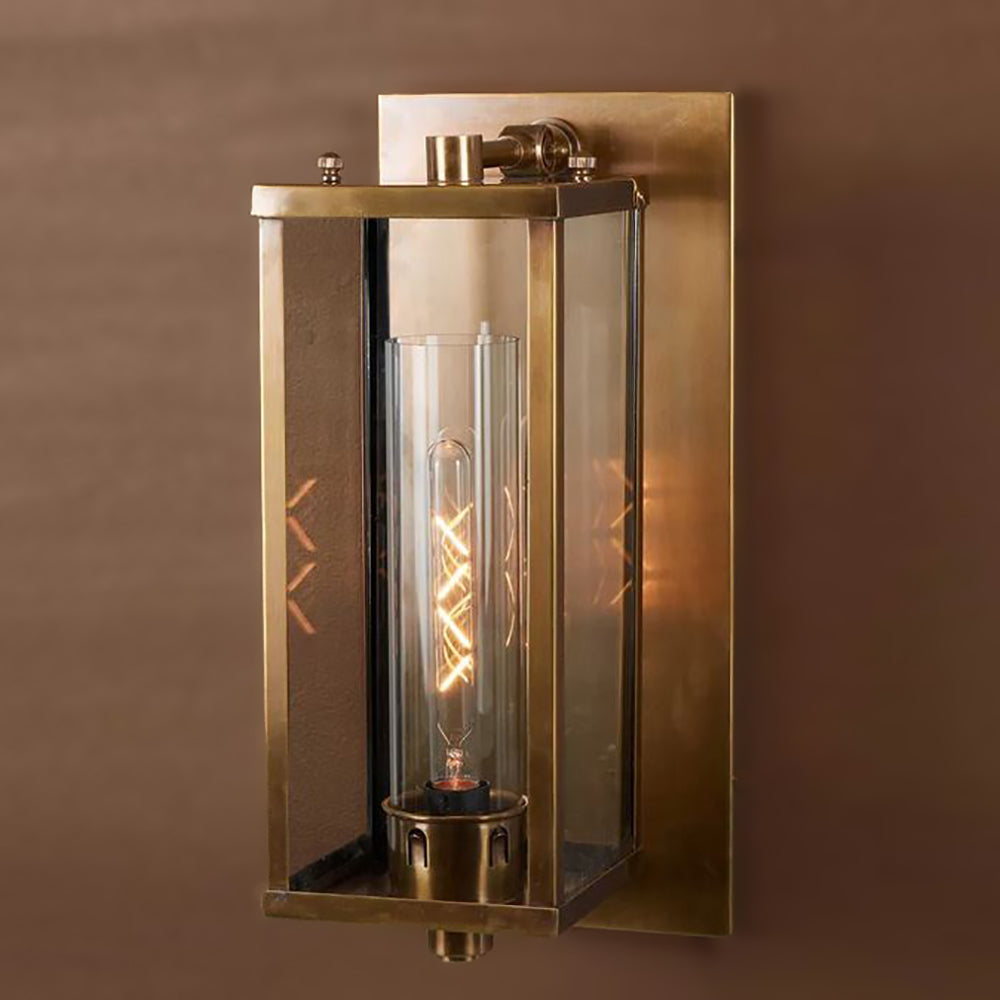 Pavillion Exterior Wall Light Antique Brass - ELPIM31330AB
