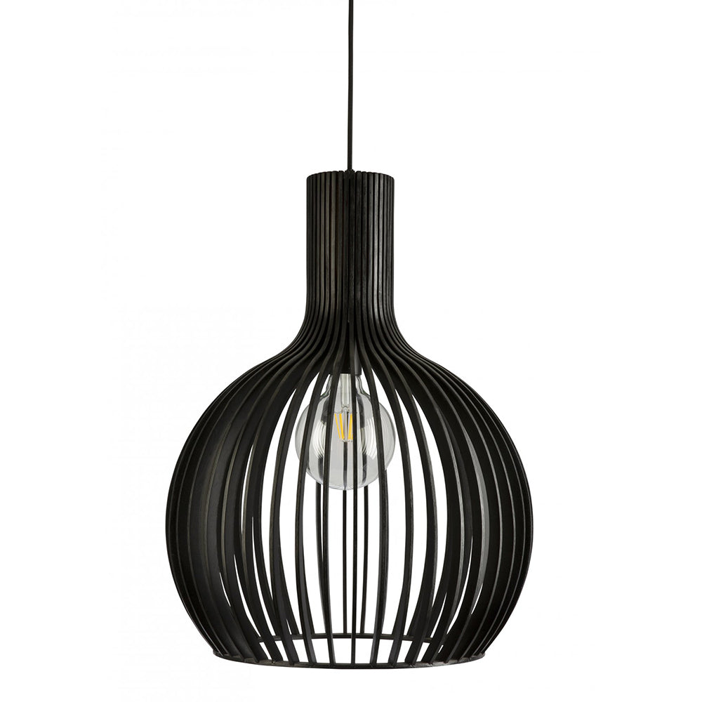 Buy Pendant Lights Australia Fiorentino Lighting - GUARIN 1 Light Pendant Large Black