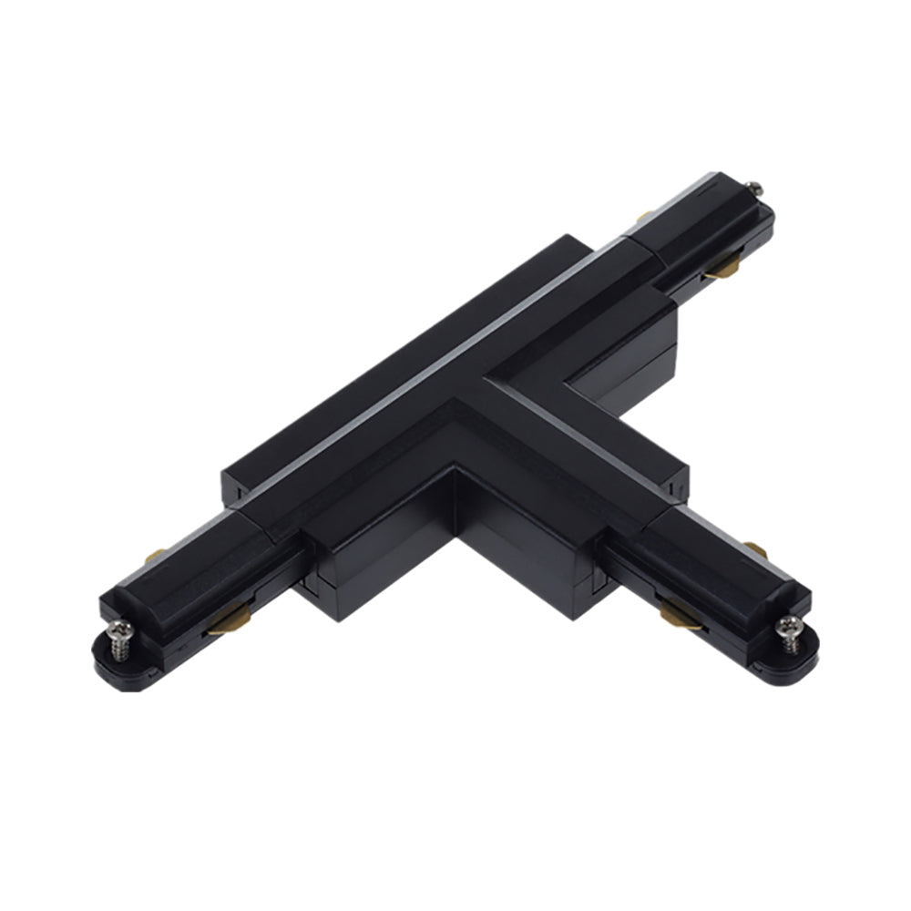 Buy Single Circuit Tracks & Accessories Australia Single Circuit Tracks & Accessorie Left2 3 Wire Black Aluminium - TRK1BLCON4L2