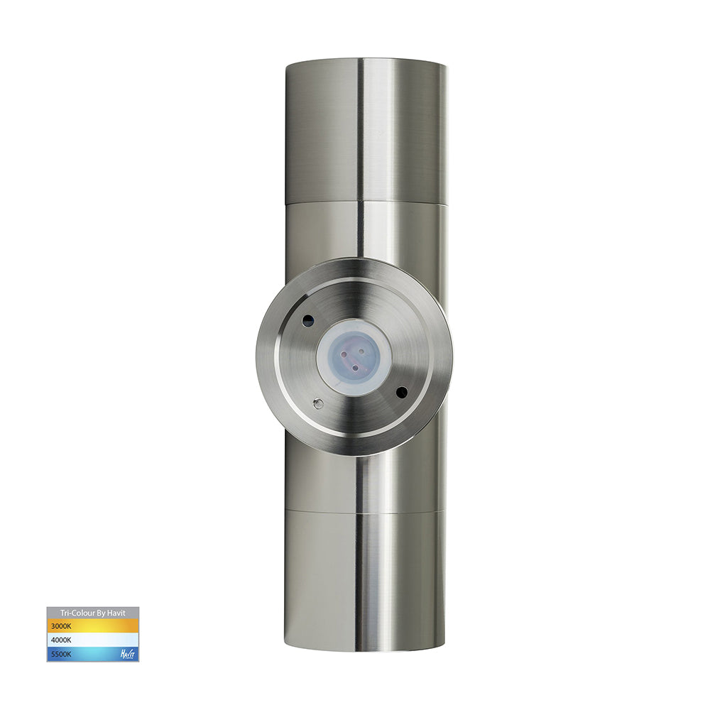 Buy Up / Down Wall Lights Australia Tivah Up & Down Wall 2 Lights 5W 316 Stainless Steel 3CCT - HV1007GU10T