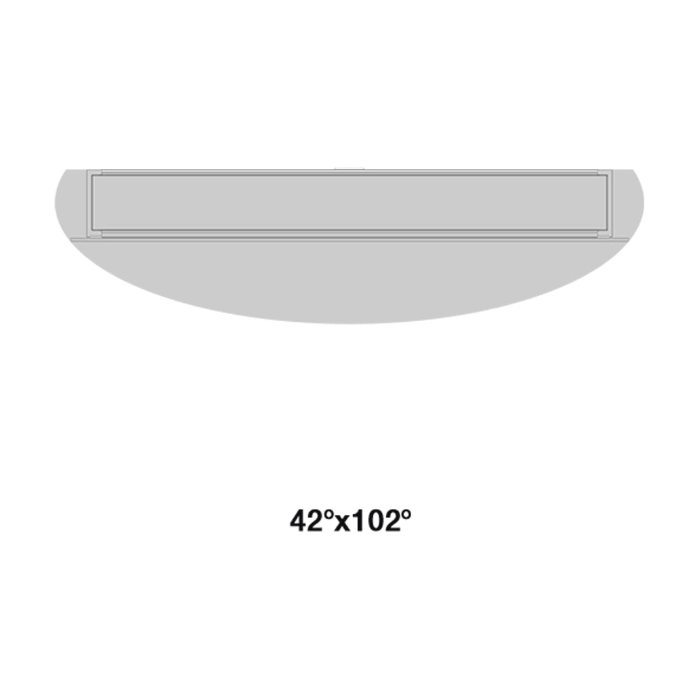 Buy Up / Down Wall Lights Australia Berica Out 2.1 Flat Up & Down Wall Light 30W CRI80 DALI Aluminium 3000K - BU2110