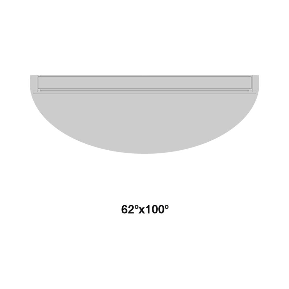 Berica Out 3.2 Concave Up & Down Wall Light 56W CRI90 DALI Aluminium 3000K - BU31100