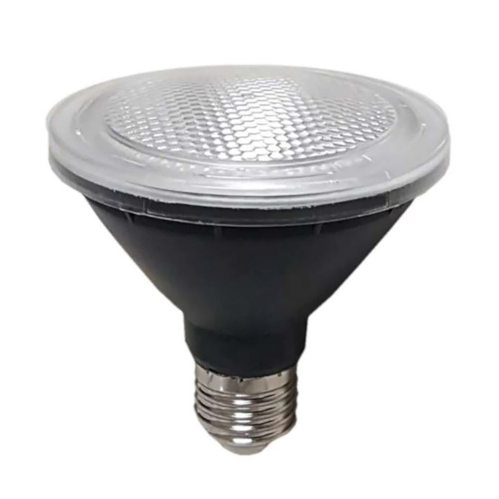 LED Globe ES 240V 10W Black Polycarbonate 5000K - GL PAR30LED-850