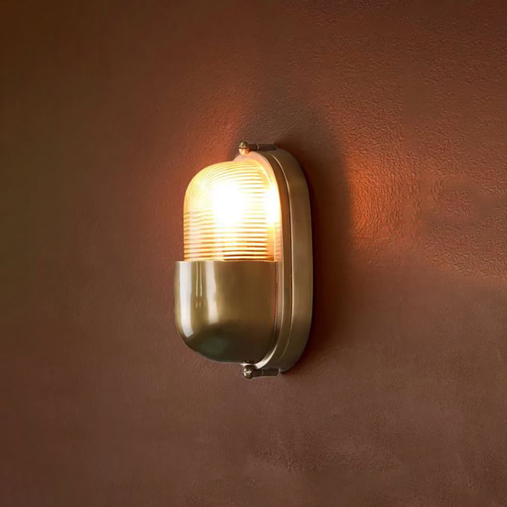 Anchor Exterior Wall Light Brass - ELPIM31211AB