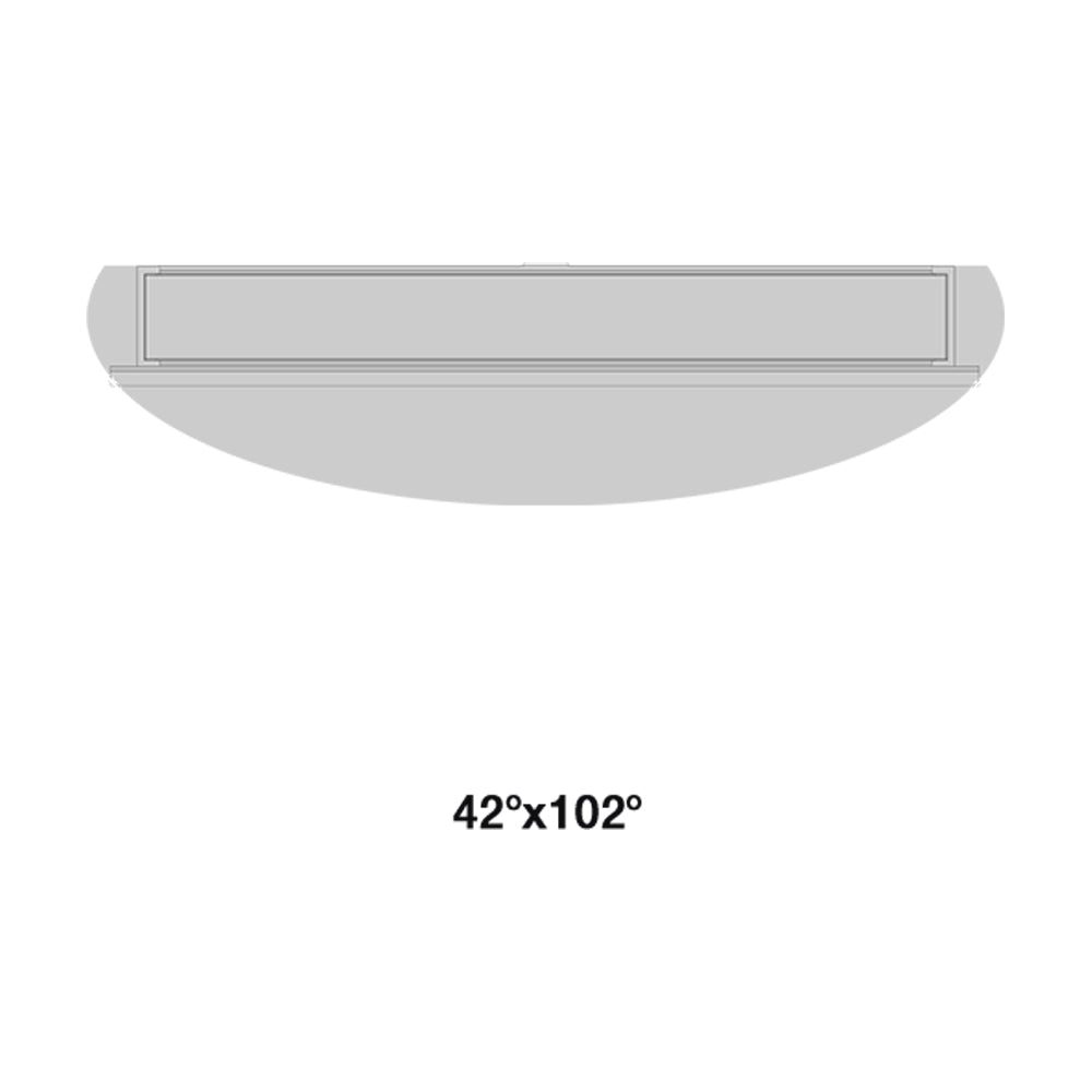 Berica Out 1.1 Convex Up & Down Wall Light 30W CRI80 DALI Aluminium 2700K - BU1110