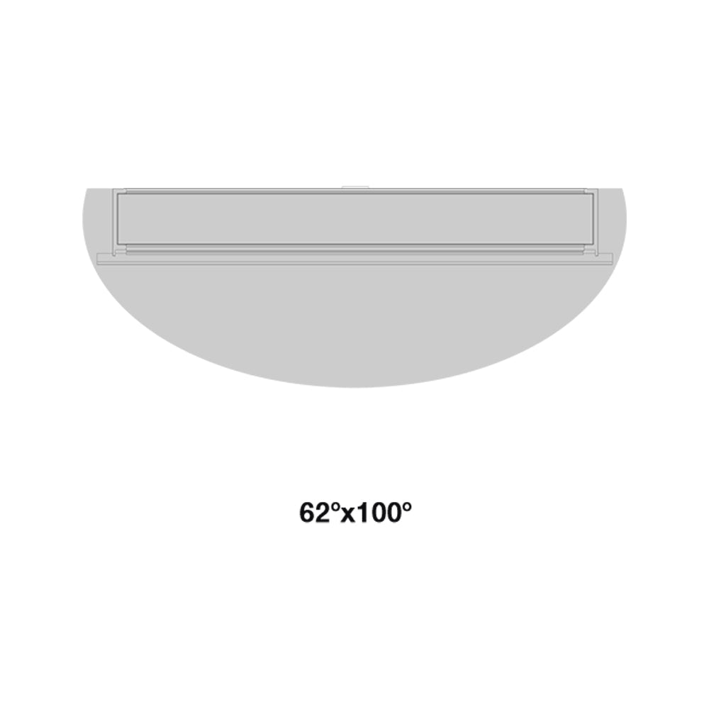 Berica Out 3.1 Concave Up & Down Wall Light 30W CRI80 DALI Aluminium 2200K - BU31100