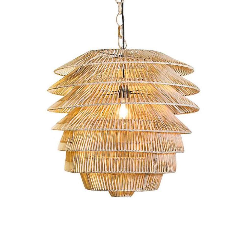 Buy Pendant Lights Australia Saba Rattan 1 Light Pendant Natural - ELDOM001NAT