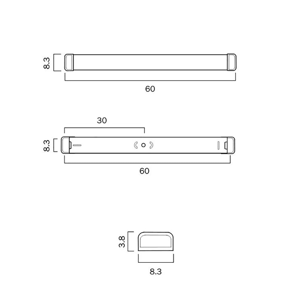 Buy LED Batten Lights Australia Edge 20W LED CCT Batten White - EDGE 060.20.3C