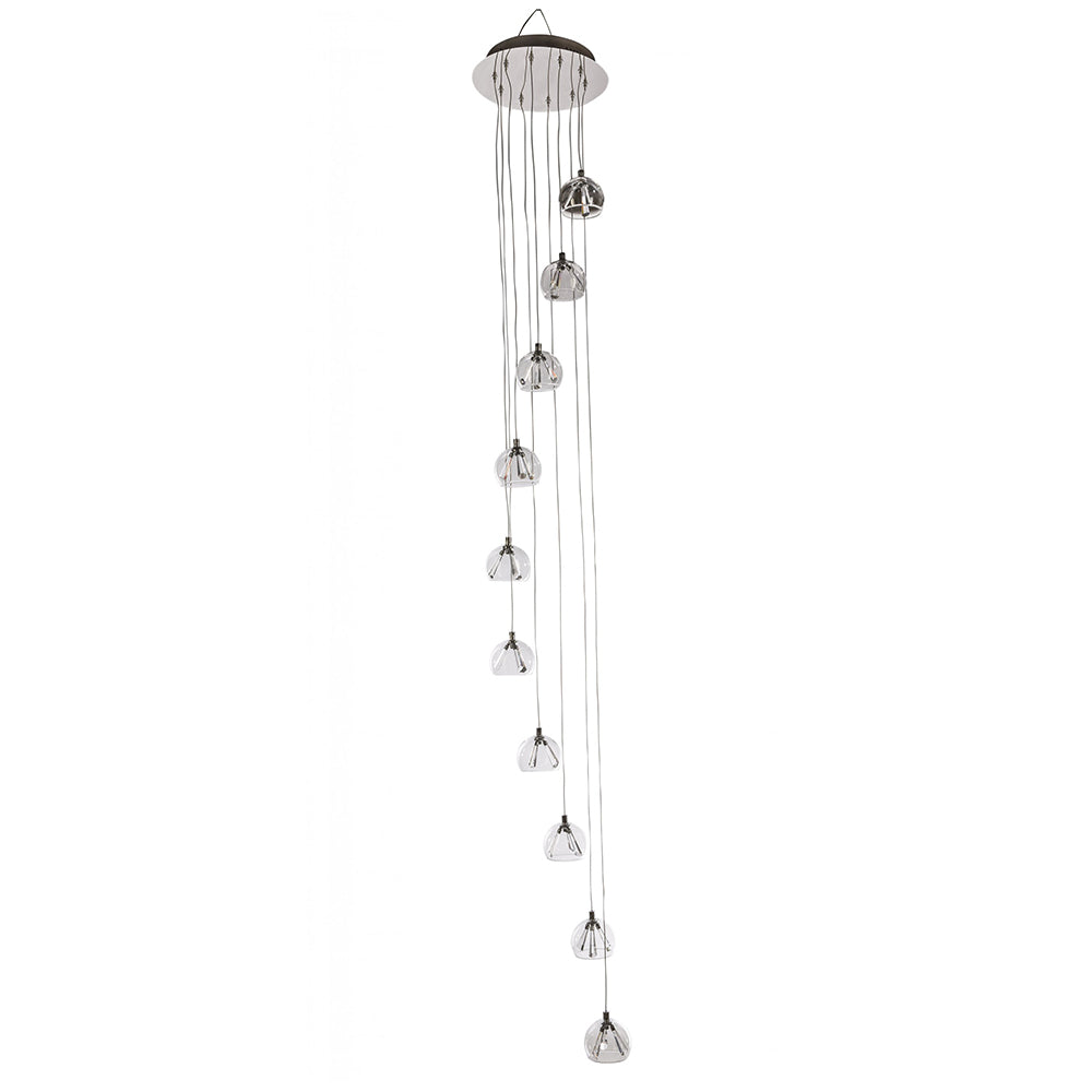 Buy Pendant Lights Australia Fiorentino Lighting - CHAMPAGNE 10 Light Pendant Round